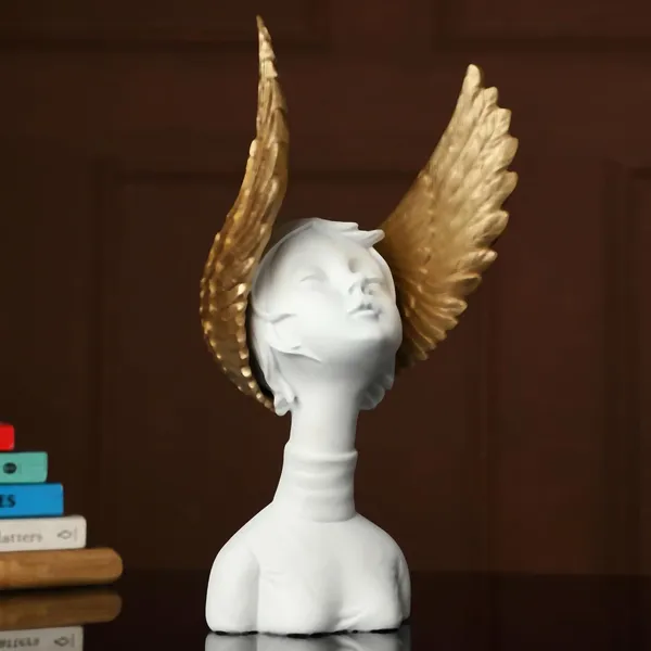 White_Winged_Lady_Statue_Showpiece_for_Home_Decor_Living_Room_Bedroom_Office_Desk_Table_TV_Unit_|_Women's_Day_Gift_for_Ladies_Friends_|_Housewarming_Birthday_Gift_for_Women