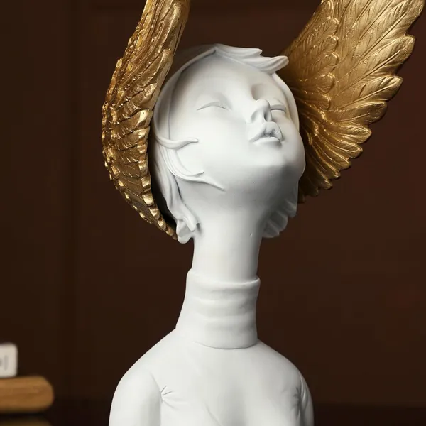 White_Winged_Lady_Statue_Showpiece_for_Home_Decor_Living_Room_Bedroom_Office_Desk_Table_TV_Unit_|_Women's_Day_Gift_for_Ladies_Friends_|_Housewarming_Birthday_Gift_for_Women