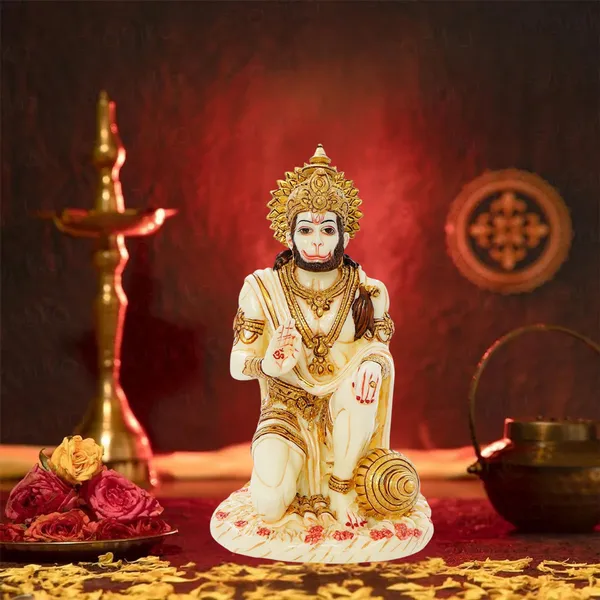 Shopping_Uncle_Sitting_Lord_Hanuman_Ji_Murti_For_Mandir_With_Positive_Vastu_Benefits_7.5_Inches_White_Marble_Dust