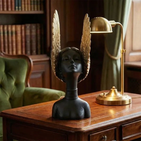 Black_Winged_Lady_Statue_Showpiece_for_Home_Decor_Living_Room_Bedroom_Office_Desk_Table_TV_Unit_|_Women's_Day_Gift_for_Ladies_Friends_|_Housewarming_Birthday_Gift_for_Women