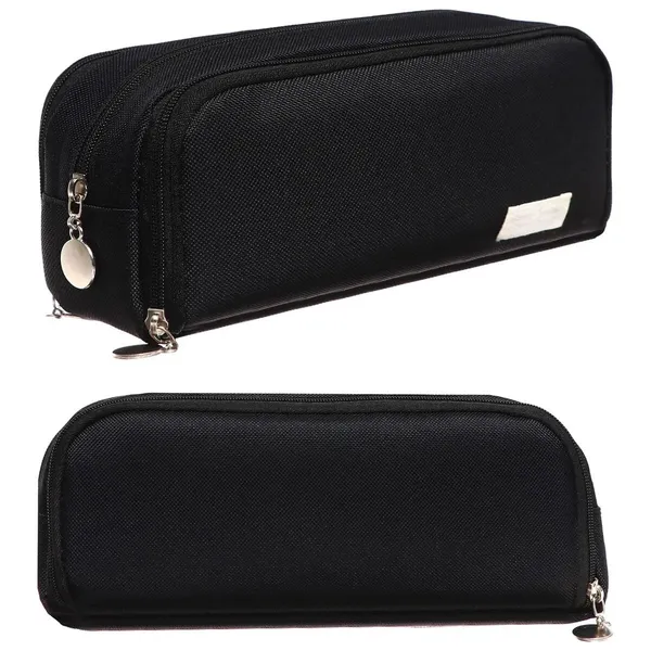 Black_Large_Capacity_Pencil_Case_with_3_Compartments_(21.5_X_7_X_9_Cm)