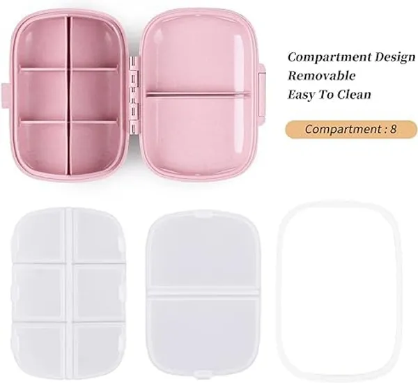 Multicolor_Moisture_Proof_Travel_Pill_Organizer_with_8_Compartments_(11_X_9_X_2.5_Cm)
