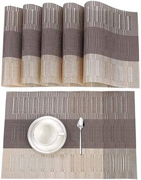 Golden_&_Beige_Washable_PVC_Heat_Resistant_Colorful_Place_Mats_for_Kitchen_Dining_Table_(Ã¢â‚¬Å½45L_X_30W_Cm)_(Pack_Of_4)