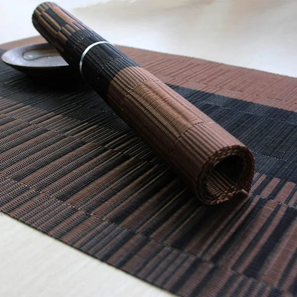 Brown_&_Black_Washable_PVC_Heat_Resistant_Colorful_Place_Mats_for_Kitchen_Dining_Table_(Ã¢â‚¬Å½45L_X_30W_Cm)_(Pack_Of_4)