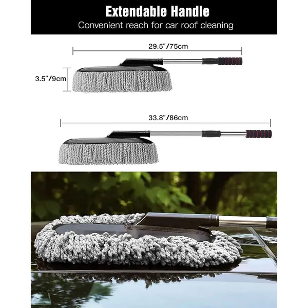 Multicolor_5_Pcs_Microfiber_Scratch_&_Lint_Free_Pollen_Removing_Extendable_Long_Handle_Duster_(Ã¢â‚¬Å½27.5_X_12.5_X_6.5_Cm)_(Pack_Of_5)