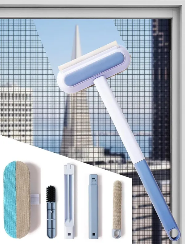 Multicolor_5_in_1_Multifunctional_Screen_Mesh_Cleaning_Brush_with_Extended_Handle_(Ã¢â‚¬Å½14L_X_5W_X_16H_Cm)