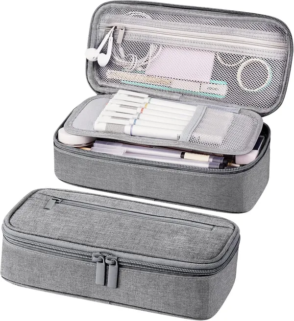 Grey_High_Capacity_Stationery_Pen_Bag_for_Kids_(23_X_11_X_6.6_Cm)