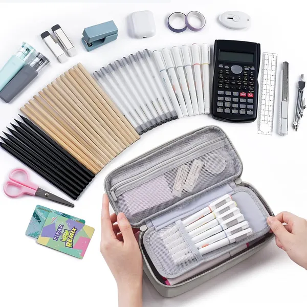 Grey_High_Capacity_Stationery_Pen_Bag_for_Kids_(23_X_11_X_6.6_Cm)