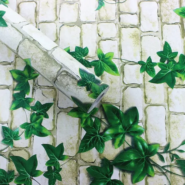 White_&_Green_Stone_with_Veins_Self_Adhesive_Leaf_Wallpaper_(Ã¢â‚¬Å½45L_X_500W_Cm)