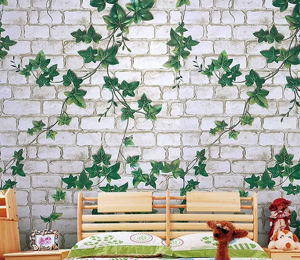 White_&_Green_Stone_with_Veins_Self_Adhesive_Leaf_Wallpaper_(Ã¢â‚¬Å½45L_X_500W_Cm)