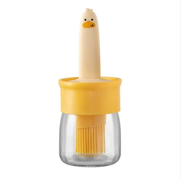 Multicolor_2_in_1_Glass_Oil_Dispenser_Bottle_&_Silicone_Basting_Brush_(17_X_7_X_5_Cm)