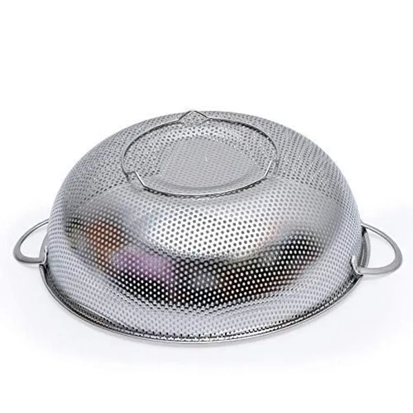 Multicolor_Unbreakable_Stainless_Steel_Strainer_Colander_Fruit_Basket_With_Handle_(Ã¢â‚¬Å½25L_X_9W_X_25H_Cm)