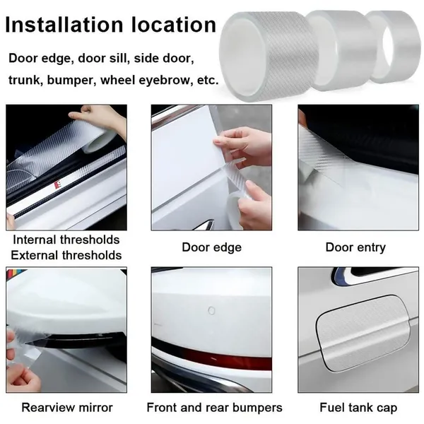 Multicolor_Car_Sticker_Carbon_Fiber_Rubber_Entry_Guard_Protector_Strip_(Ã¢â‚¬Å½5_X_500_X_0.1_Cm)