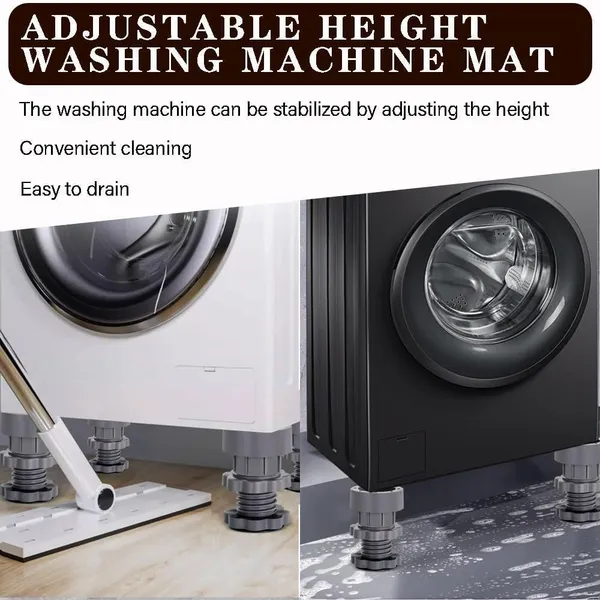 Multicolor_Adjustable_Dryer_Shock_&_Noise_Cancelling_Anti_Vibration_Pads_for_Washing_Machine_(9.5_X_14.6_X_13.3_Cm)_(Pack_Of_4)