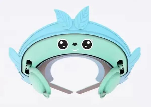 Green_Adjustable_Silicone_Crown_Baby_Shower_Cap_(29_X_31_X_3_Cm)