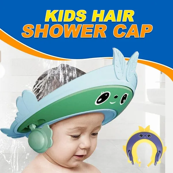Green_Adjustable_Silicone_Crown_Baby_Shower_Cap_(29_X_31_X_3_Cm)