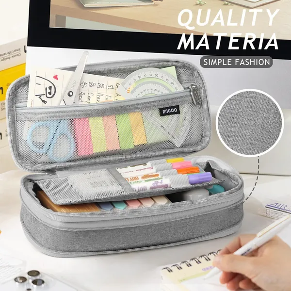 Grey_Aesthetic_Pencil_Pouch_for_Kids_(22_X_6.5_X_7_Cm)