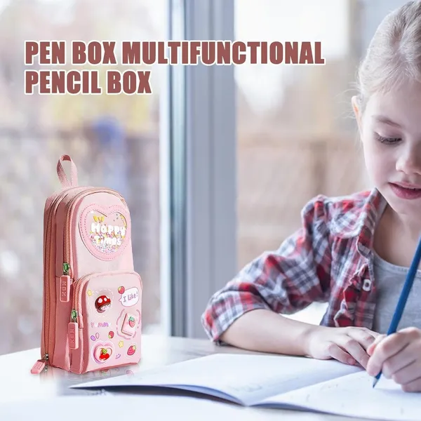 Pink_3_Compartment_Cute_Pencil_Pouch_Case_(20_X_10_X_5_Cm)