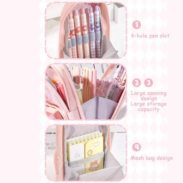 Pink_3_Compartment_Cute_Pencil_Pouch_Case_(20_X_10_X_5_Cm)