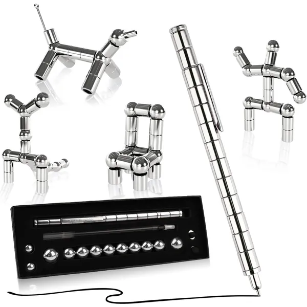 Silver_Multifunction_Decompression_Magnetic_Metal_Pen_(18_X_6.5_X_2_Cm)