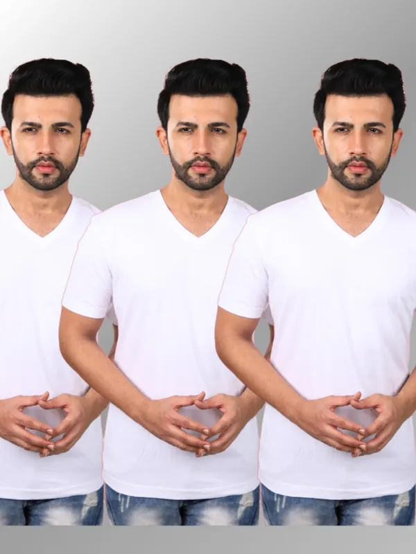 Pack_Of_3_Victor_White_100%_Cotton_V_Neck_Undershirt