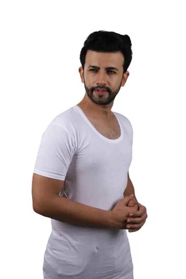 Pack_Of_2_Jetzie_White_100%_Cotton_Sleeved__Indian_Vest