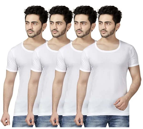 Pack_Of_4_Jetzie_White_100%_Cotton_Sleeved__Indian_Vest