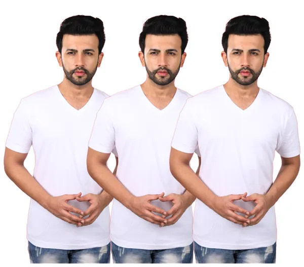 Pack_Of_3_Victor_White_100%_Cotton_V_Neck_Undershirt