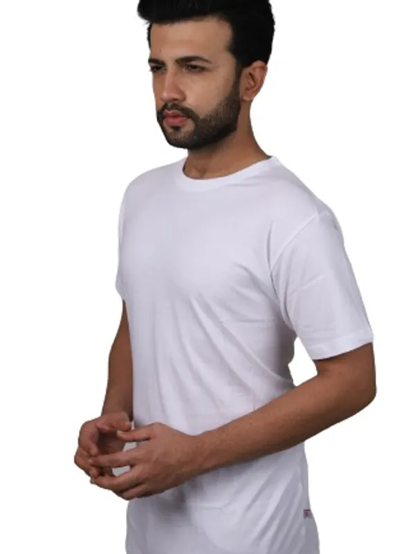 White_Relaxia_100%_Cotton_Round_Neck_Undershirt_For_Men