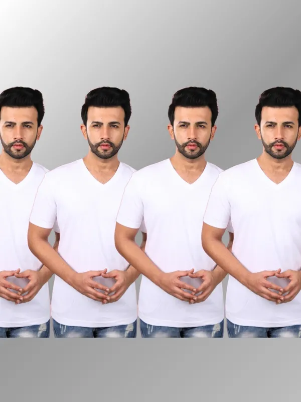Pak_Of_4_Victor_White_100%_Cotton_V_Neck_Undershirt