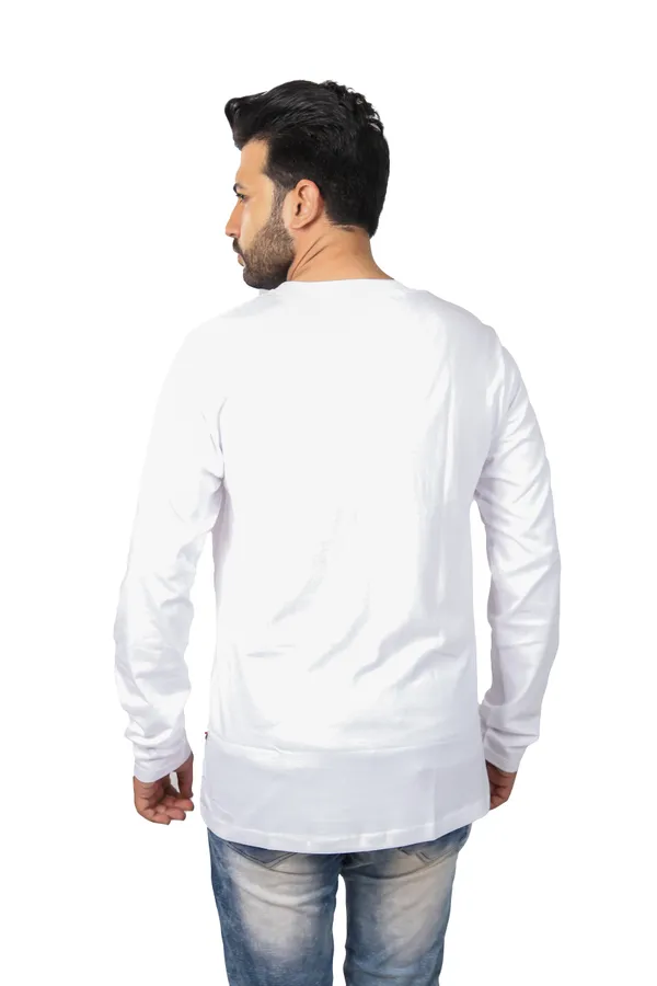 White_100%_Cotton_Full_Sleeves_Round_Neck_Undershirt