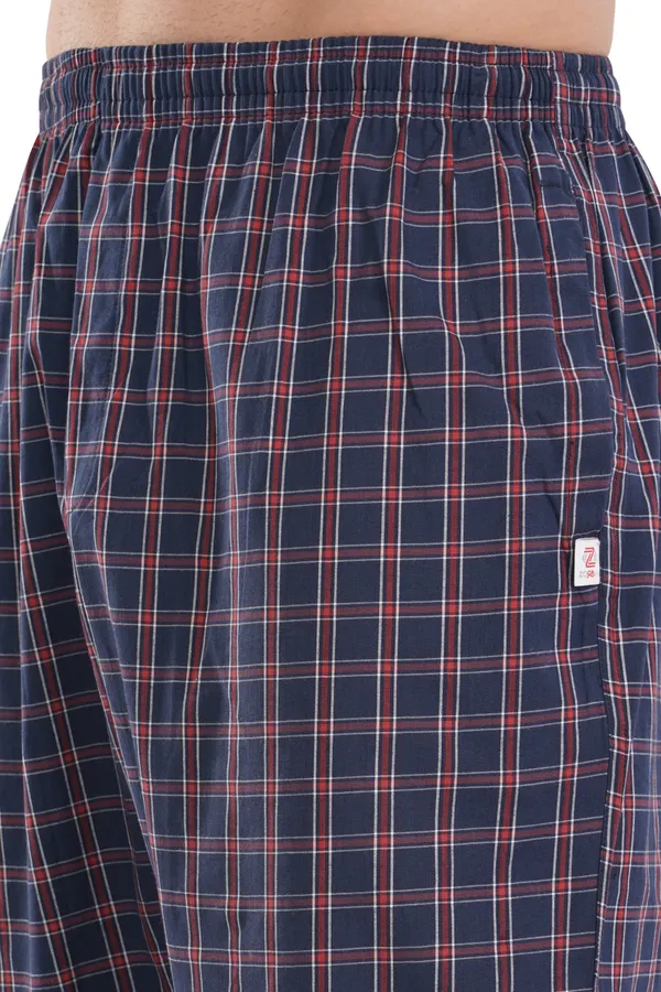 Blue__Royal_Checks_100%_Madras_Cotton_Lounge_Wear_Pyjamas_For_Men