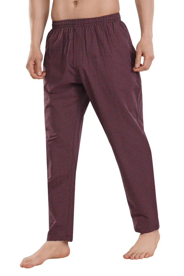 Red_Jamaica_100%_Madras_Cotton_Lounge_Wear_Pyjamas_For_Men