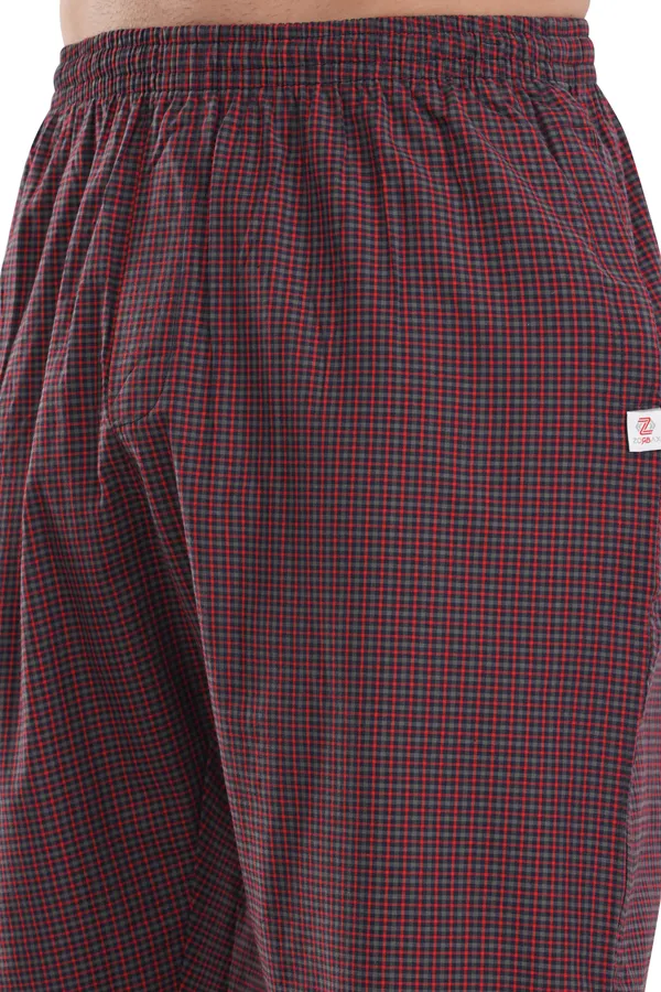 Red_Jamaica_100%_Madras_Cotton_Lounge_Wear_Pyjamas_For_Men