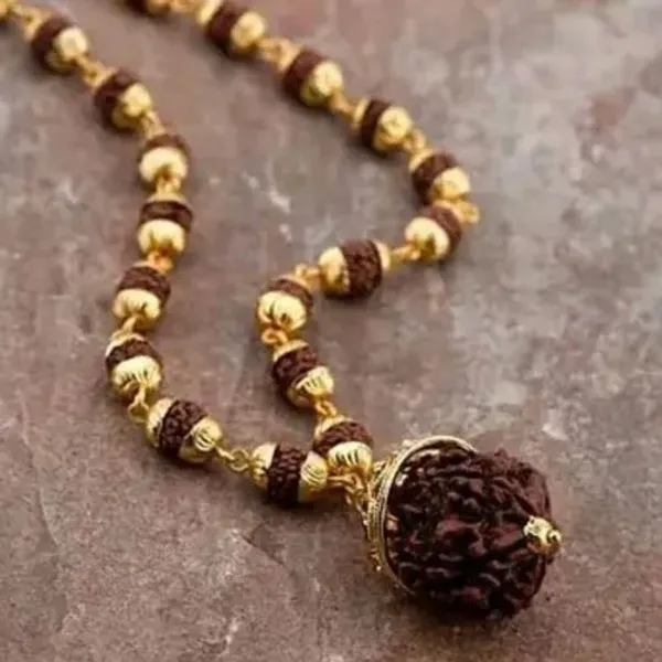 Gold_Plated_Om_Rudraksha_Pendant_Necklace_|_ISO_Certified_|_Brown_Beads_Rudraksha_|_Religious_Spiritual_Jewellerys