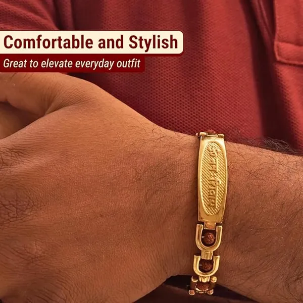 Om_Namah_Shivay_Rudraksha_Bracelet_|_Gold_Plated_Rudraksha_Bracelet_For_Men_And_Women_|_Rudraksha_Bracelet_|_Mahadev_Bracelet_|_Free_Size,_8.5_Inches_Long