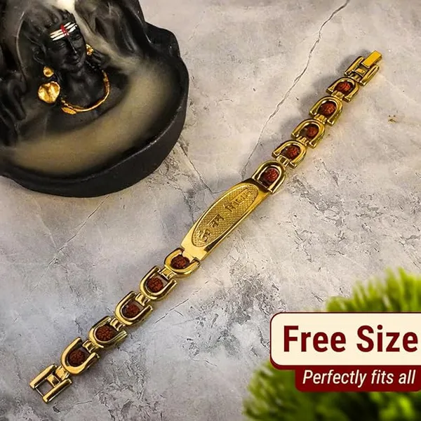 Om_Namah_Shivay_Rudraksha_Bracelet_|_Gold_Plated_Rudraksha_Bracelet_For_Men_And_Women_|_Rudraksha_Bracelet_|_Mahadev_Bracelet_|_Free_Size,_8.5_Inches_Long
