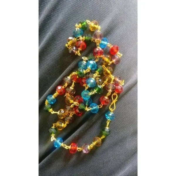 Gold_Plated_Multicolor_Glass_Beads_Mala_Crystal_Gold-plated_Plated_Glass_Chain
