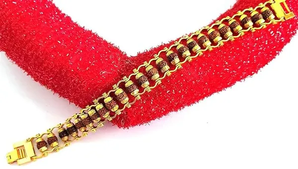 5_Mukhi_Gold_Plated_Rudraksha_Bracelet_Original_Certified_|_Rudraksha_Gold_Healing_Bracelet_For_Men_&_Women