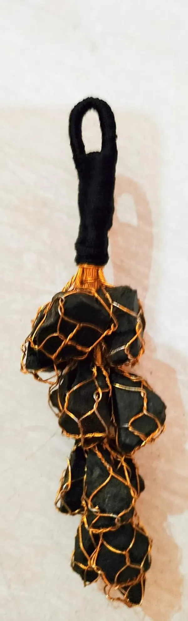 Fengshui_Stone_handicrafts_Gifts_Products_Item's_Collection_Black_Tourmaline_Rough_Chunks_Vaastu_Door_Hanging_-_for_Protection_from_Negative_Energy_&_Evil_Eyes