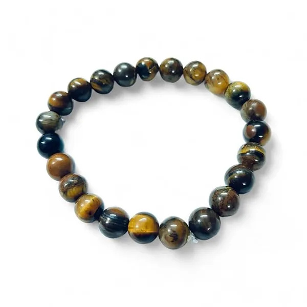 Triple_Protection_Natural_Black_Crystal_Bracelet_With_Tiger_Eye_8_mm