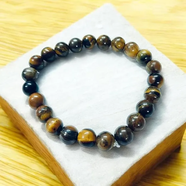 Triple_Protection_Natural_Black_Crystal_Bracelet_With_Tiger_Eye_8_mm