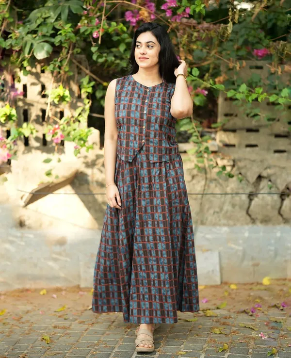 Printed_Multicolor_Cotton_Skirt_Top