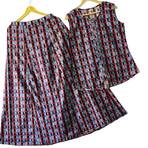 Printed_Multicolor_Cotton_Skirt_Top
