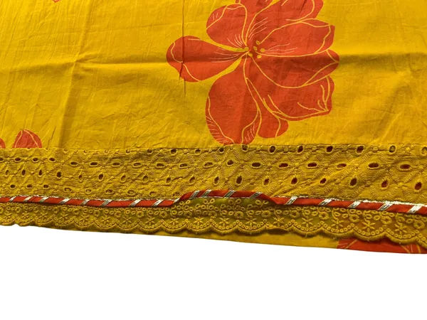 Embroidery_Work_Yellow_Color_Cotton_Suit_Set