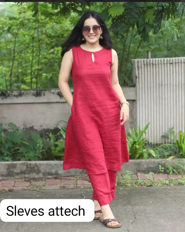 Cut_Sleeves_Cotton_Flex_Pink_Kurti_Plazo_Set