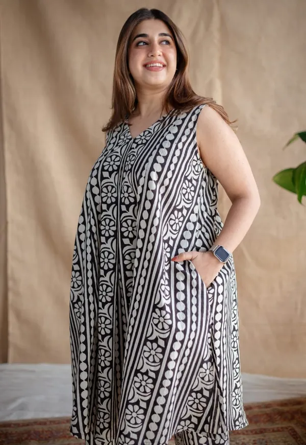 Printed__Black_Cotton_Co_ord_Set