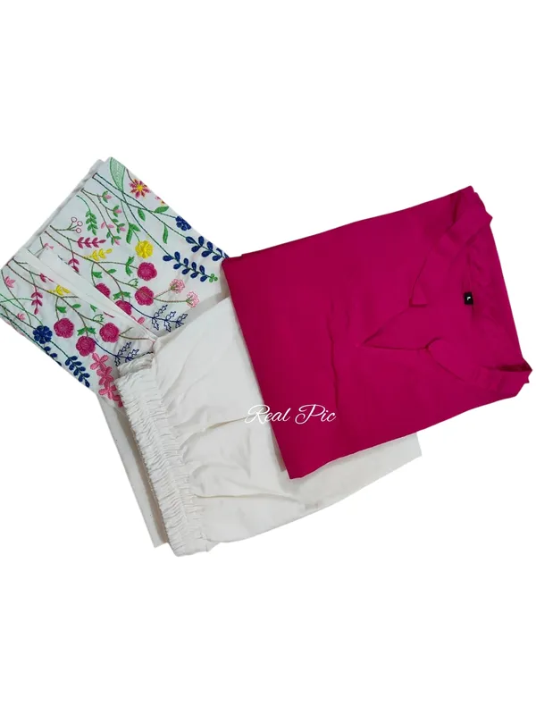 Embroidery_Work_Magenta_Farshi_Pant_Set
