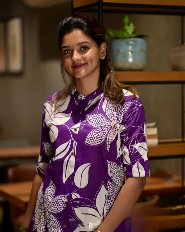 Printed_Cotton_Purple_Kurti_Plazo_Set