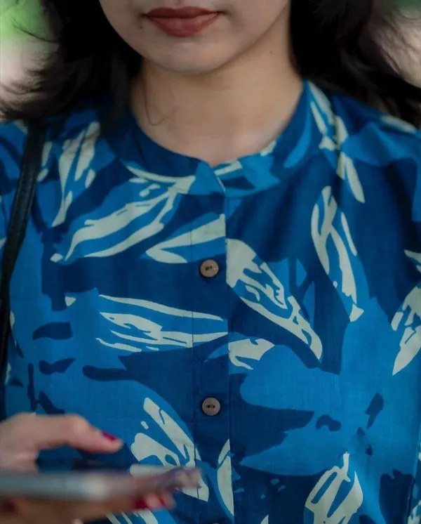 A_Line_Printed_Blue_Cotton_Co_ord_Set